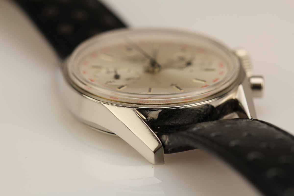 Heuer Stainless Steel Carrera Chronograph Wristwatch 3