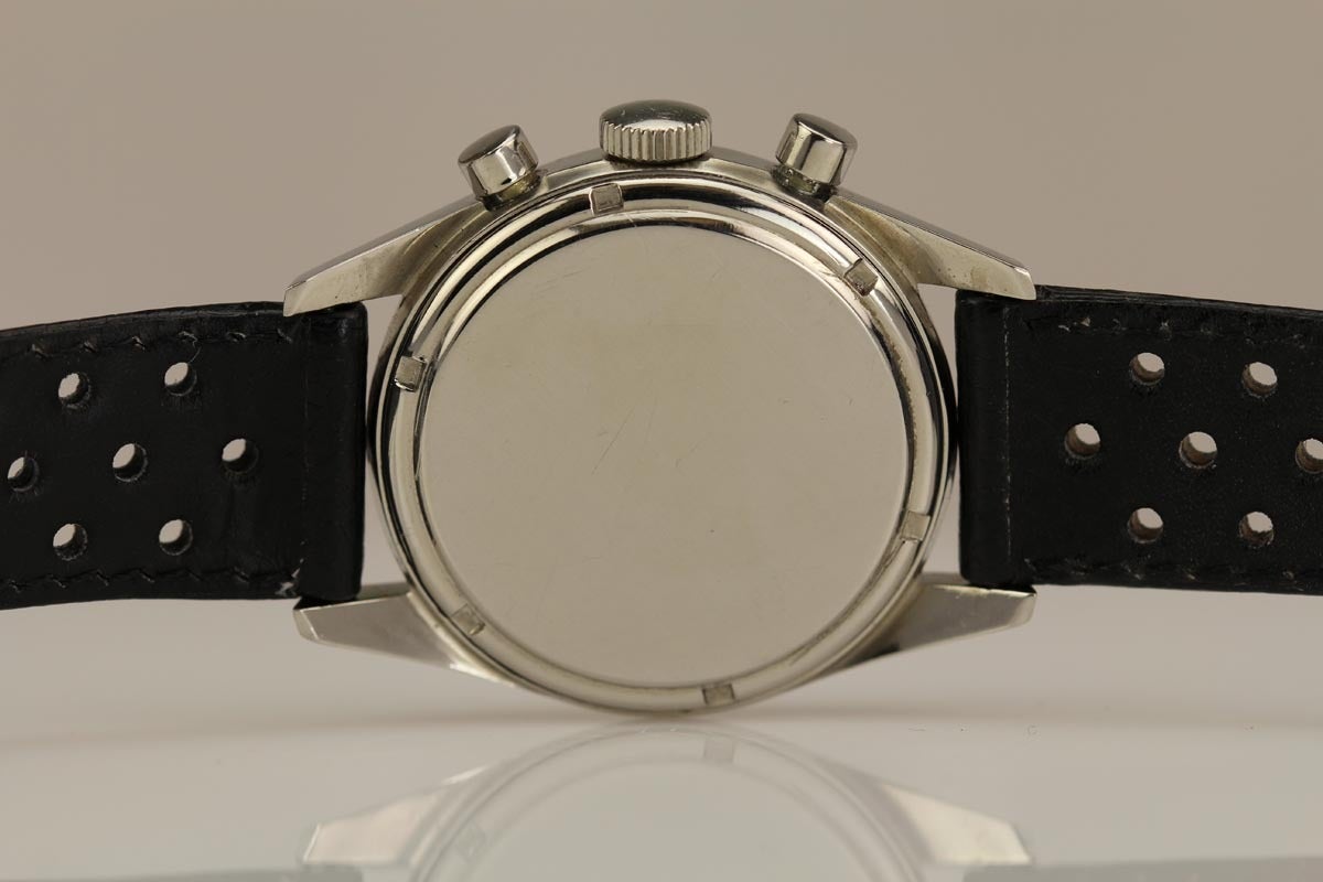 Heuer Stainless Steel Carrera Chronograph Wristwatch 1