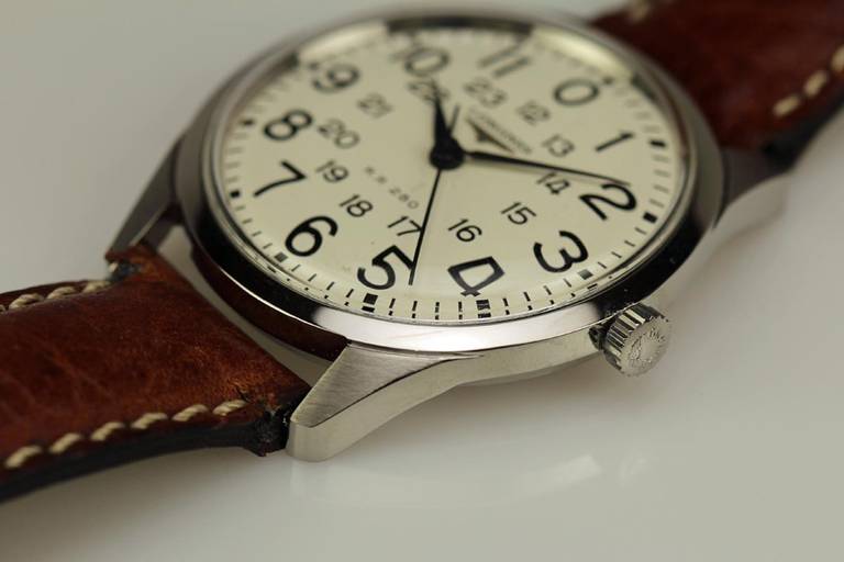 Men's Longines Stainless Steel Wristwatch circa 1966