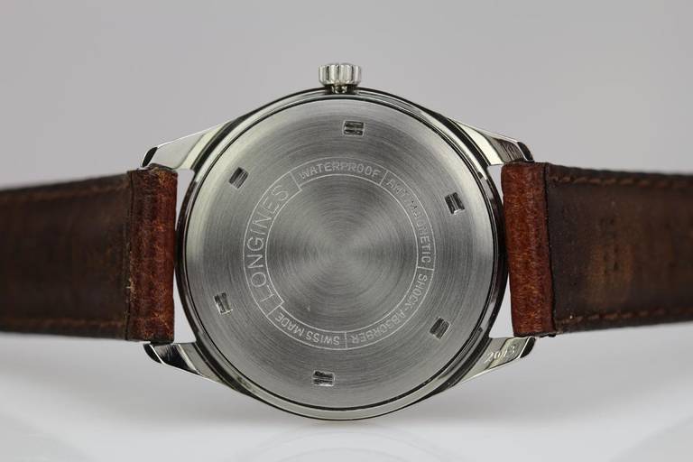 Longines Stainless Steel Wristwatch circa 1966 4