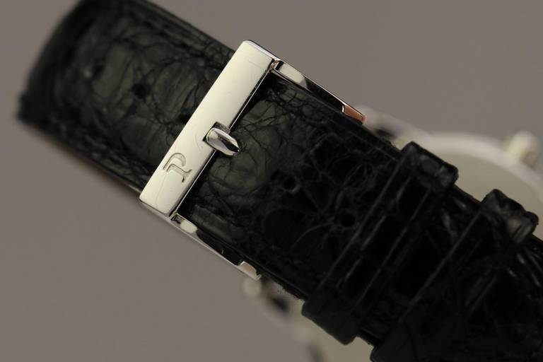 Piaget Lady's White Gold Diamond Wristwatch Ref 9895 In Excellent Condition In Miami Beach, FL