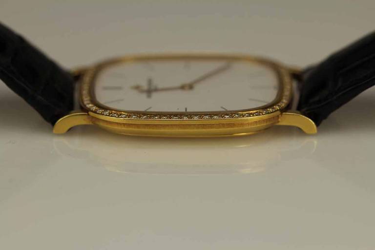Vacheron Constantin Yellow Gold Cushion Wristwatch Ref 33595 1