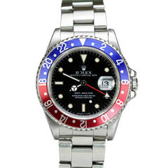 Rolex Stainless Steel GMT-Master Wristwatch Ref 16700