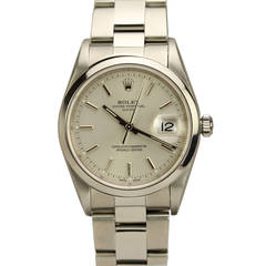 Rolex Stainless Steel Midsize Date Wristwatch Ref 15200