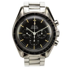 Retro Omega Stainless Steel Speedmaster Professional Wristwatch Ref 145102-67