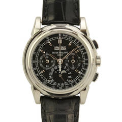 Patek Philippe Platinum Perpetual Calendar Chronograph Armbanduhr Ref. 5970P