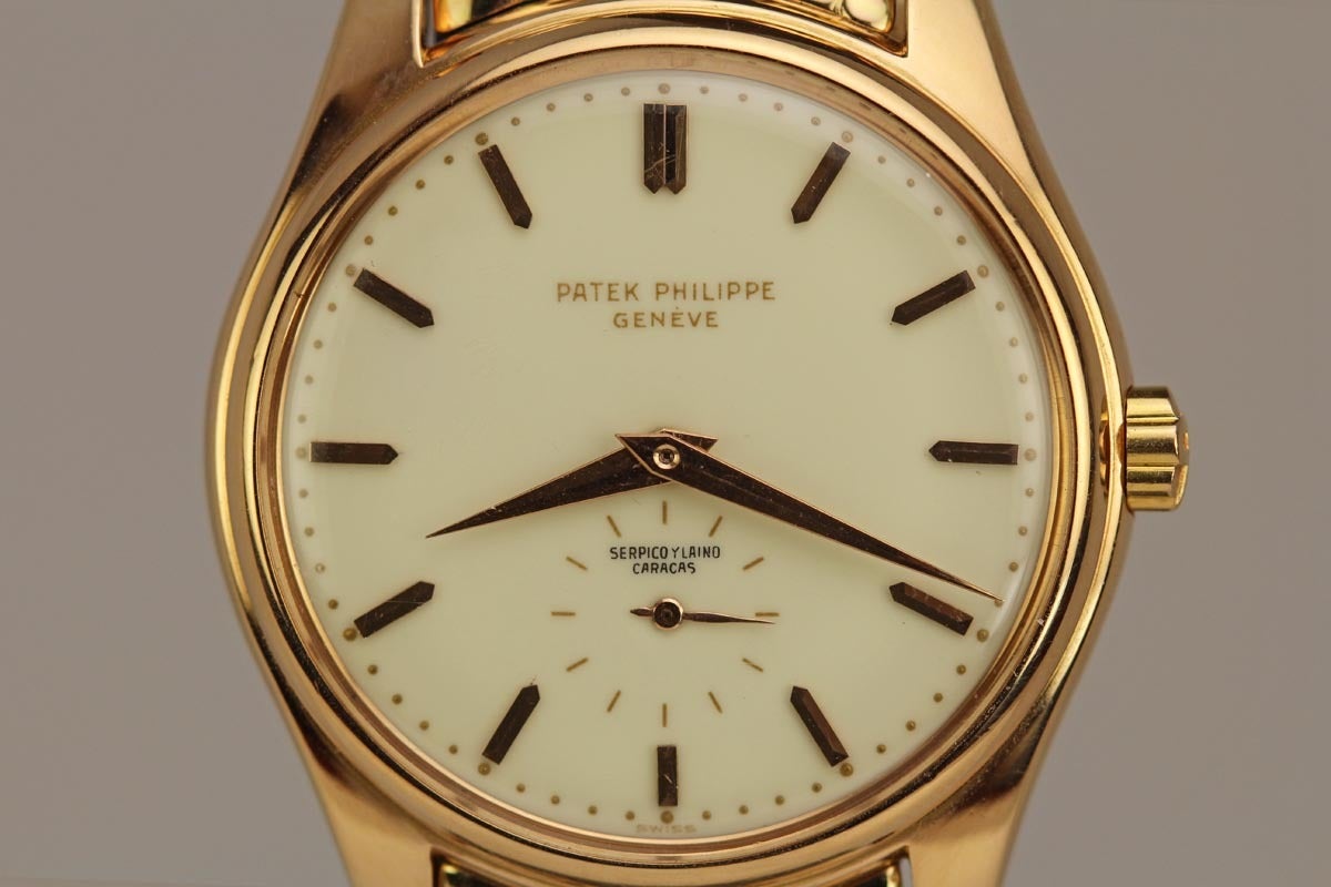 Men's Patek Philippe Rose Gold Serpico de Laino Wristwatch Ref 2526