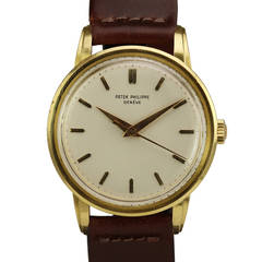 Patek Philippe Yellow Gold Wristwatch Ref 2481