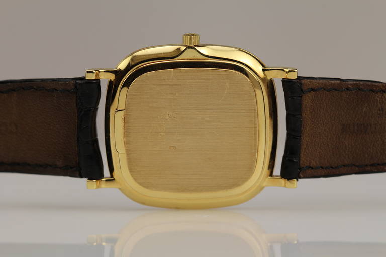 Vacheron Constantin Yellow Gold Cushion Wristwatch Ref 33595 3