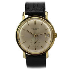 Patek Philippe Yellow Gold Automatic Wristwatch Ref 3445 circa 1960s