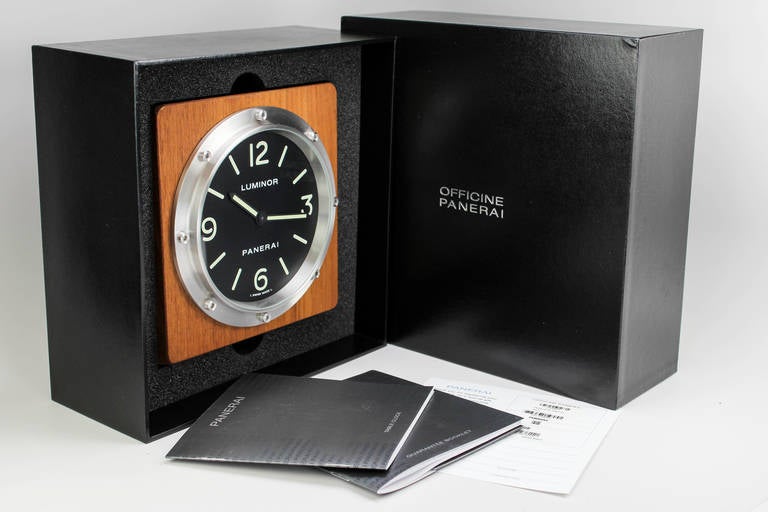 panerai table clock