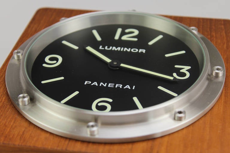 panerai desk clock