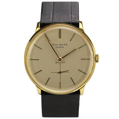 Patek Philippe by Beyer Yellow Gold Wristwatch Ref 2573