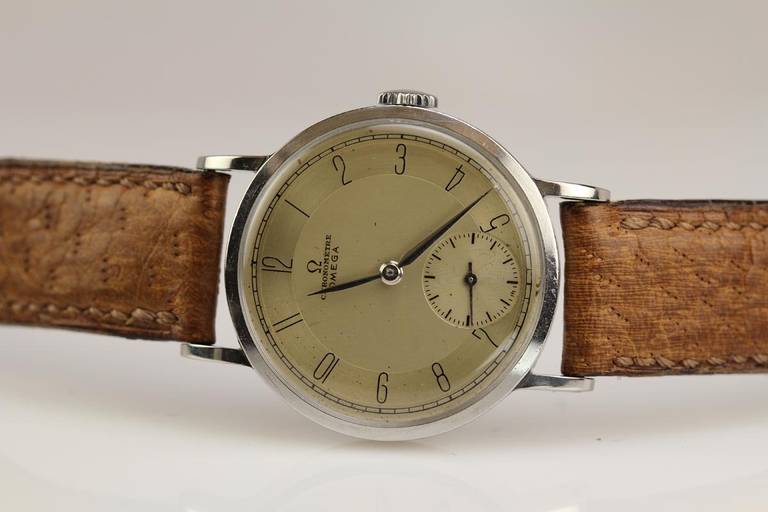 Omega Stainless Steel Chronometre Wristwatch Ref 2364 4