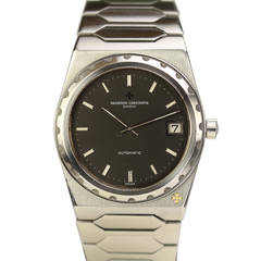 Retro Vacheron Constantin Stainless Steel 222 Automatic Wristwatch circa 1977