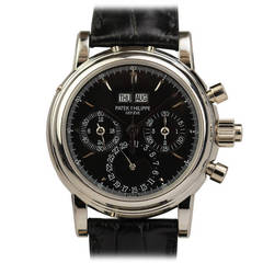 Patek Philippe Platinum Perpetual Calendar Split-Chronograph Watch Ref 5004P