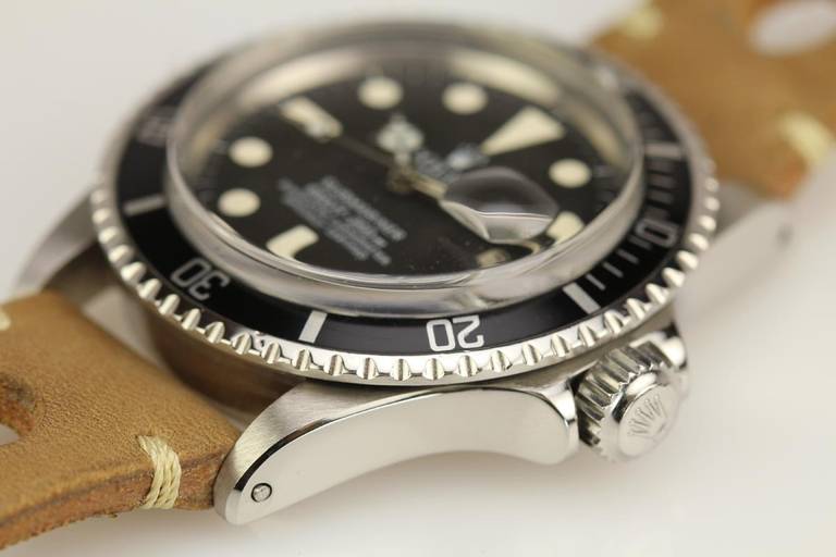 Rolex Stainless Steel Submariner Wristwatch Ref 1680 circa 1970s 2