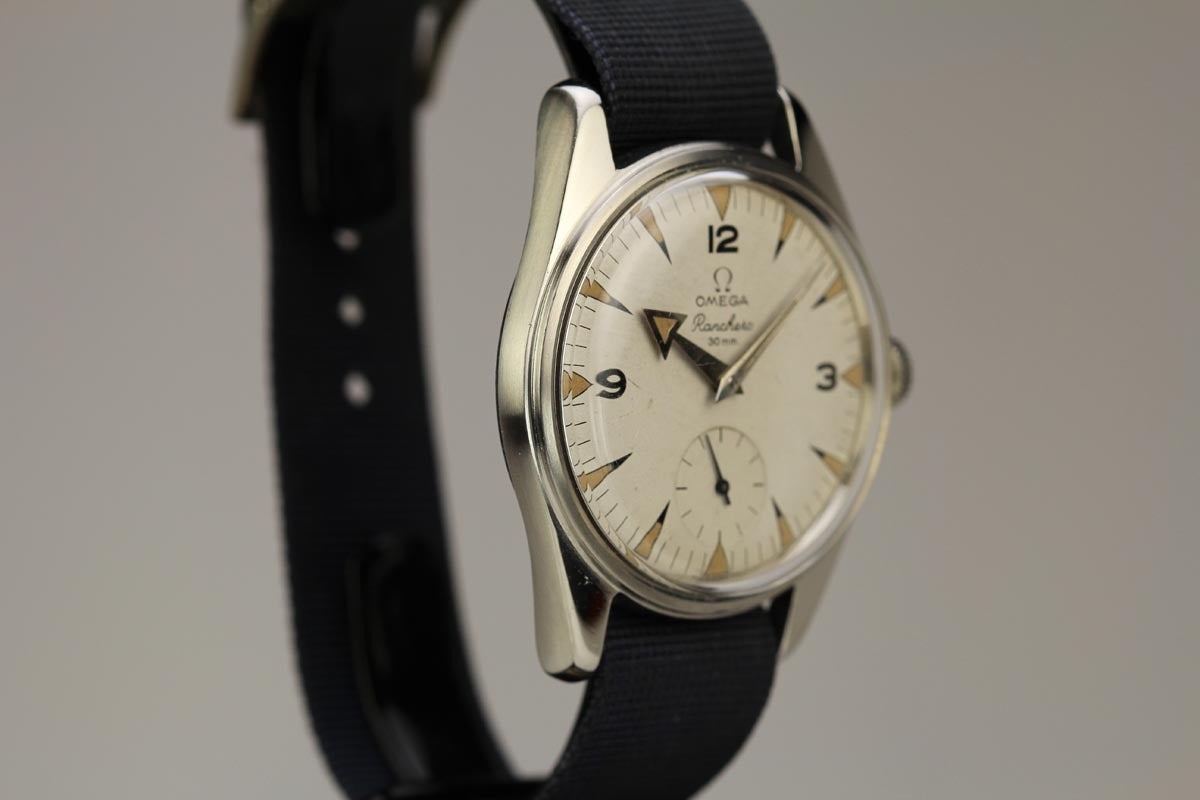 Men's Omega Stainless Steel Ranchero Wristwatch circa 1960s