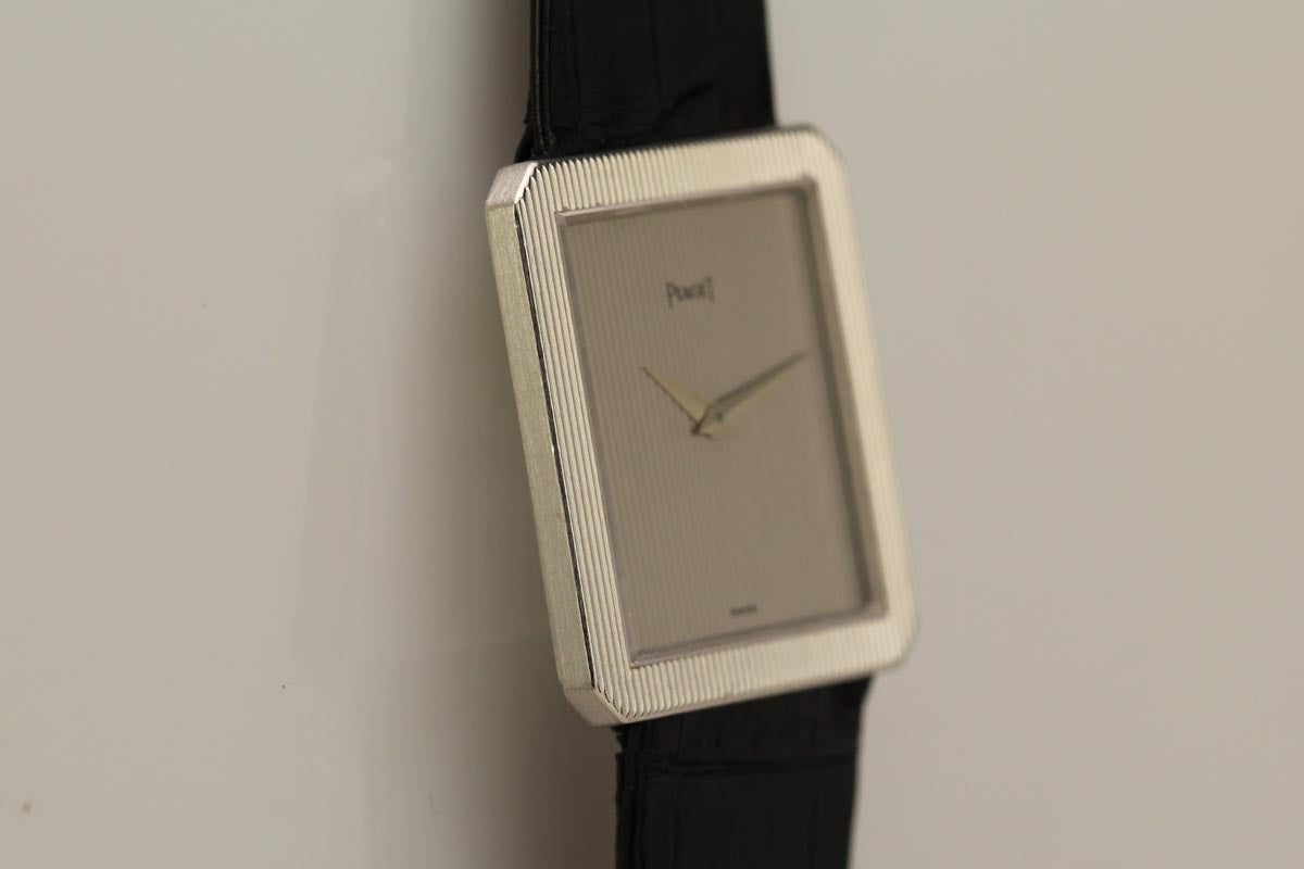 Women's or Men's Piaget White Gold Wristwatch circa 1990s
