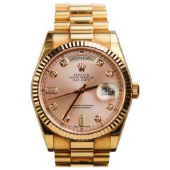 Montre-bracelet Rolex Day-Date President en or rose Réf. 118235 circa 2001