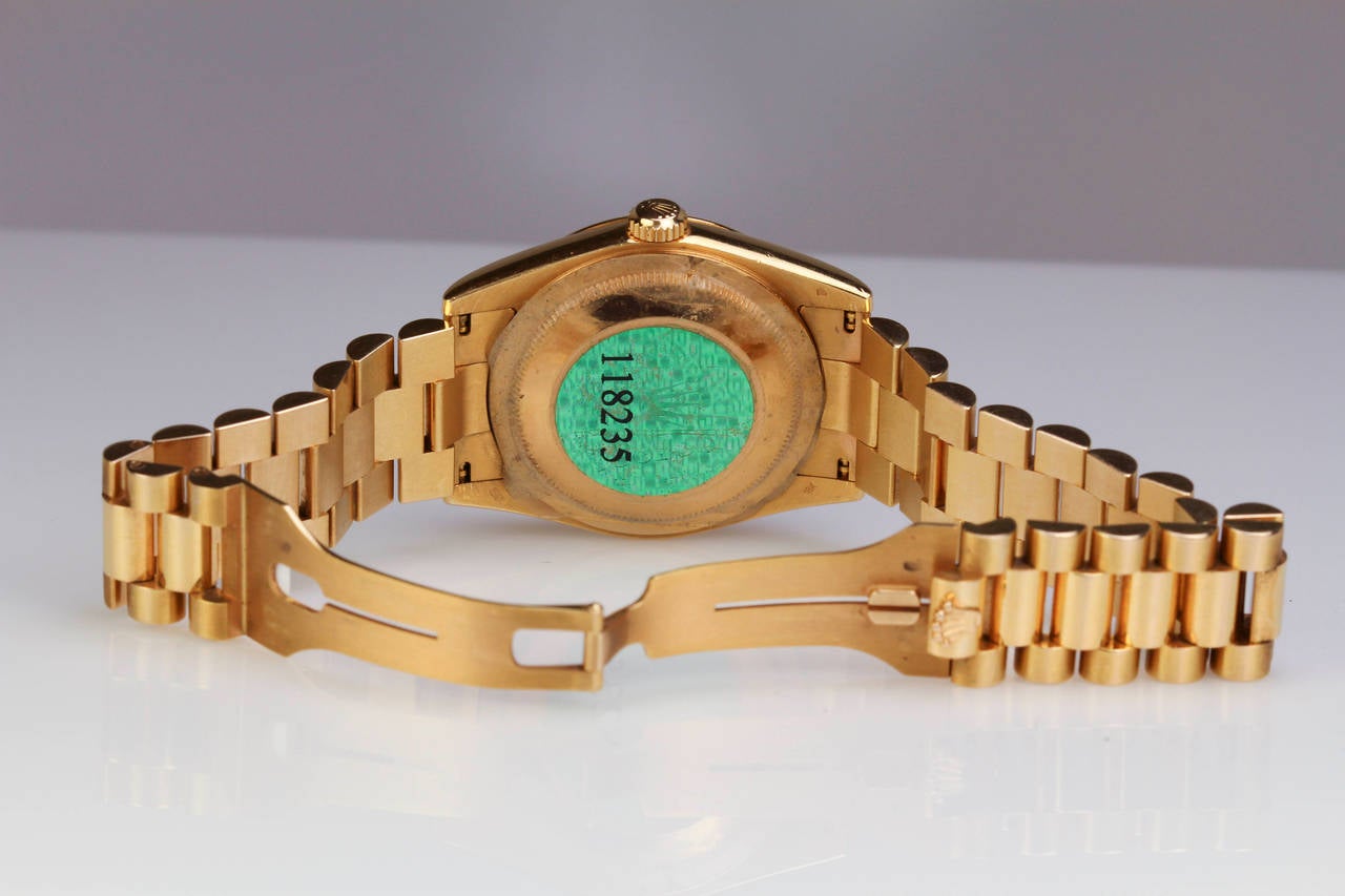 Rolex Rose Gold Day-Date President Wristwatch Ref 118235 circa 2001 In Excellent Condition In Miami Beach, FL
