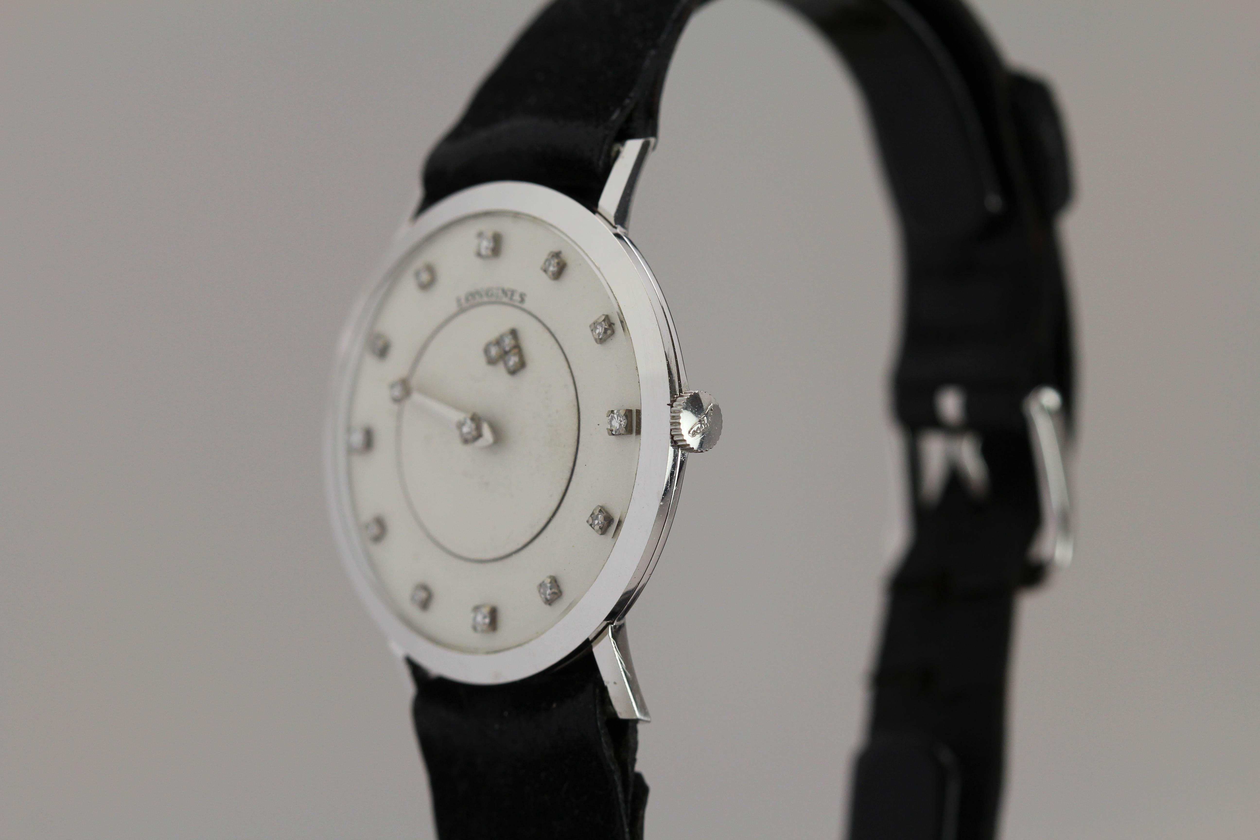 longines mystery dial diamond watch