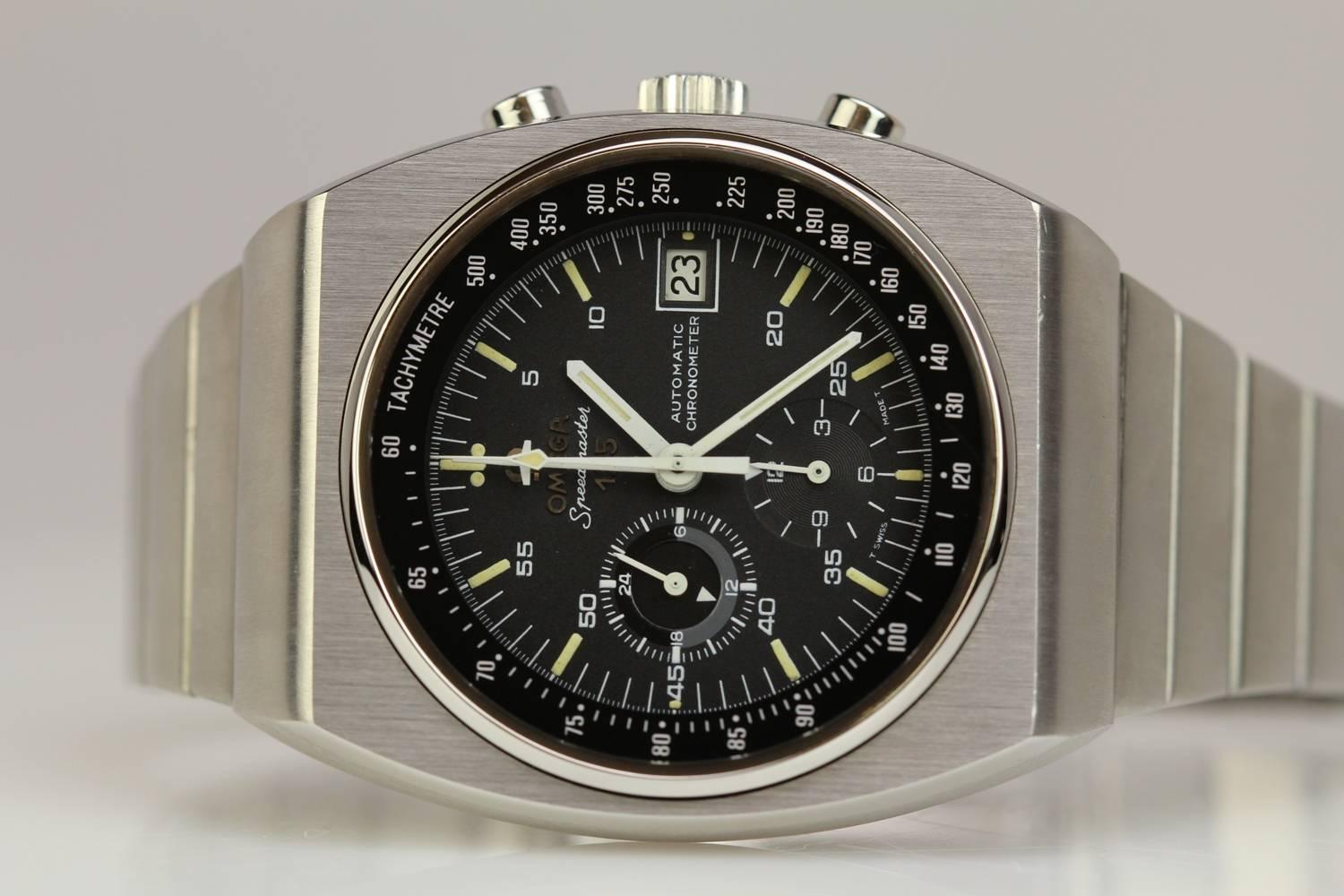 Omega Stainless Steel Speedmaster 125 Chronograph circa 1970s In Excellent Condition In Miami Beach, FL