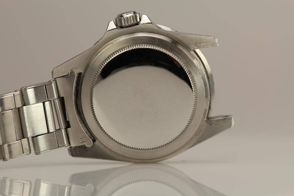 Rolex Stainless Steel Gilt Dial Submariner Wristwatch Ref 5512 2