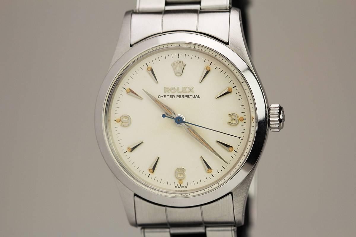 Rolex Oyster Perpetual Ref 6532 c. 1950's In Excellent Condition In Miami Beach, FL