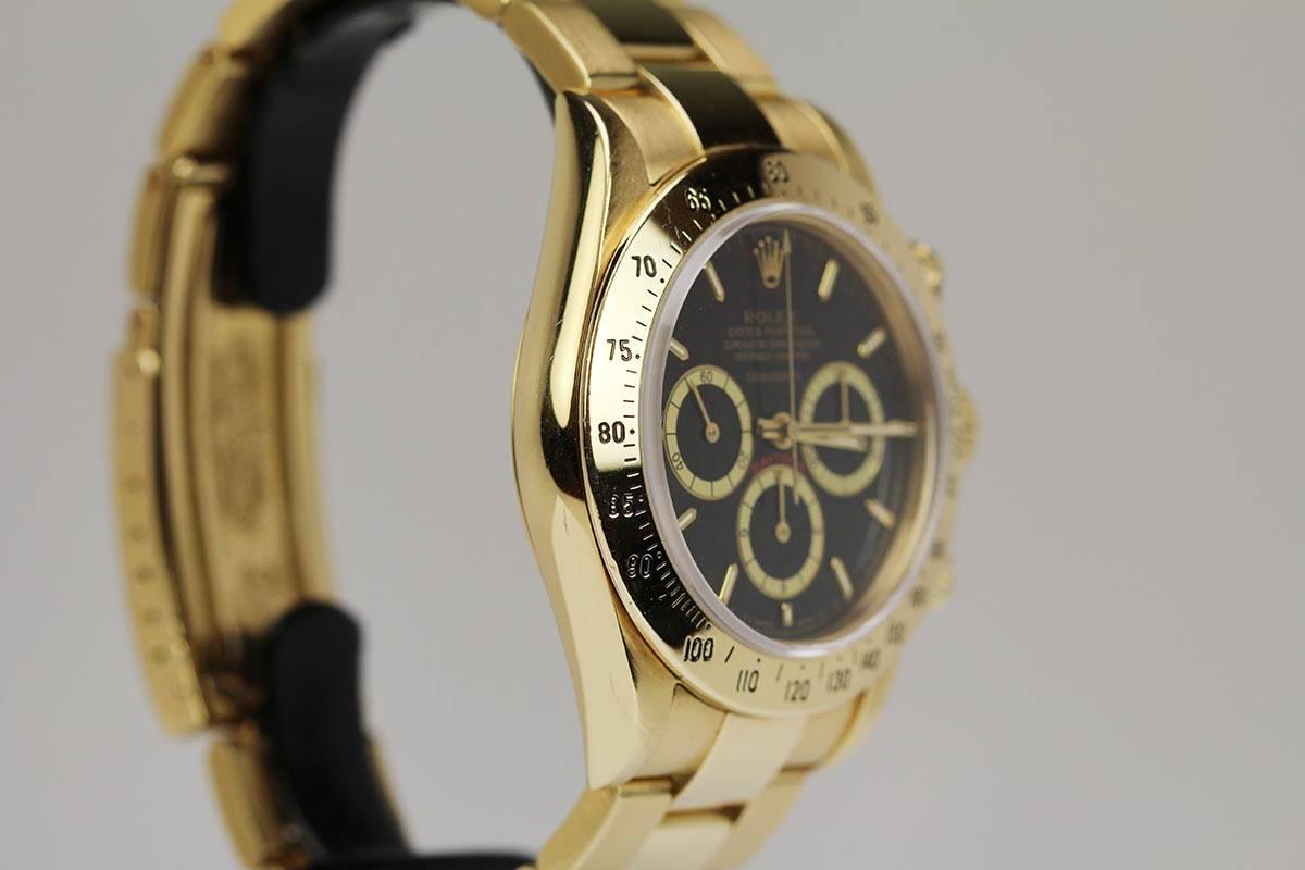 Men's Rolex Yellow Gold Floating Cosmograph Daytona Ref 16528 c.1987