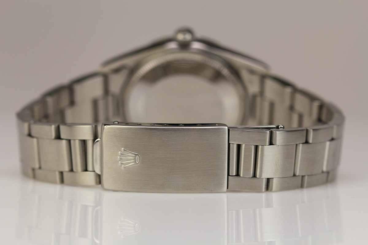 Rolex Stainless Steel Date Automatic Wristwatch Ref 15000 In Excellent Condition In Miami Beach, FL