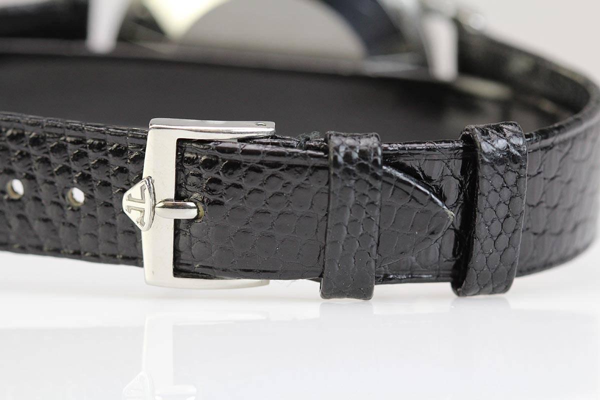 Jaeger LeCoutlre Stainless Steel Memovox Alarm Wristwatch 3