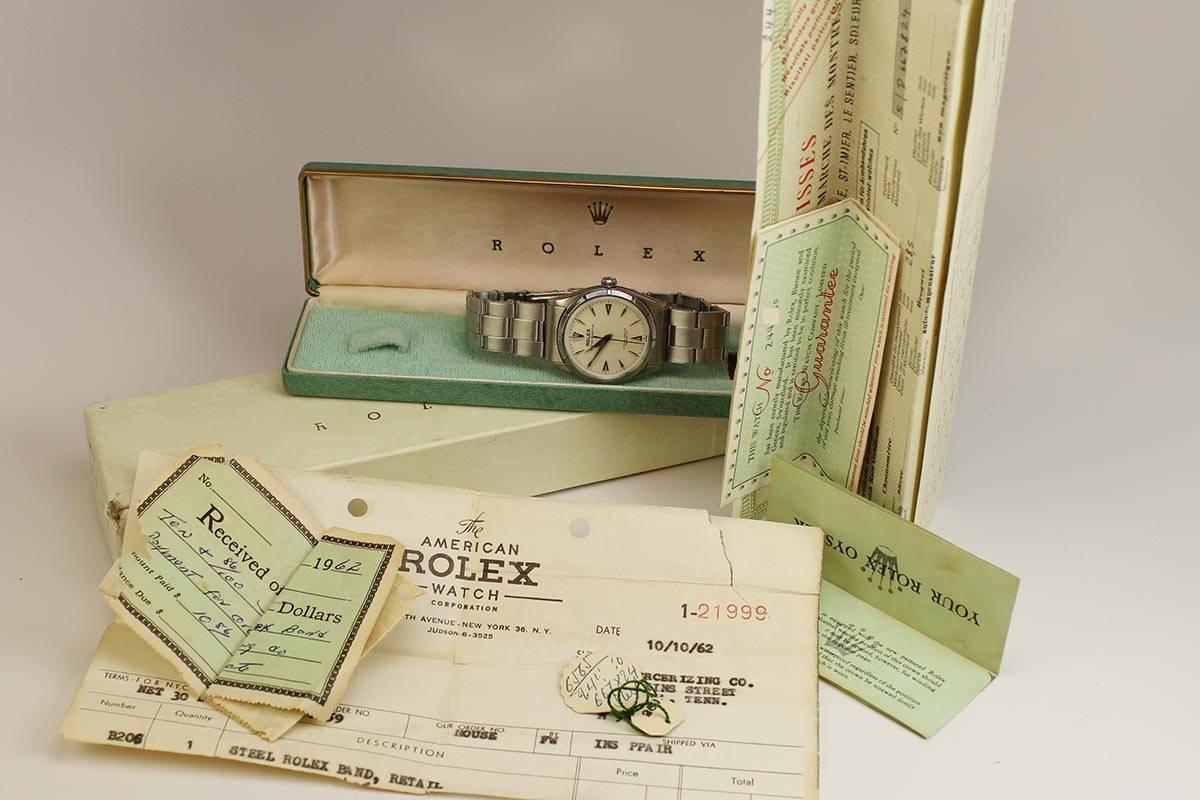 Rolex Stainless Steel Chronometre Wristwatch Ref 6565  2