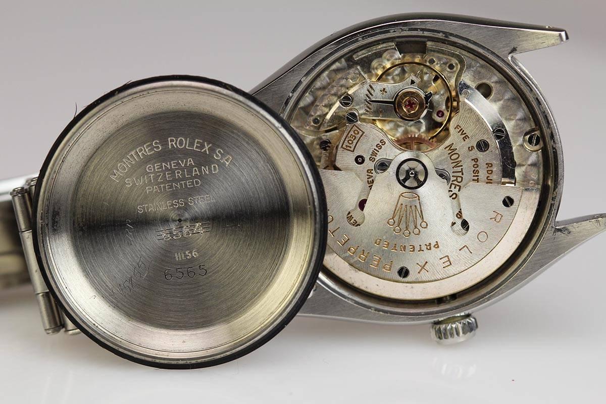 Rolex Stainless Steel Chronometre Wristwatch Ref 6565  4
