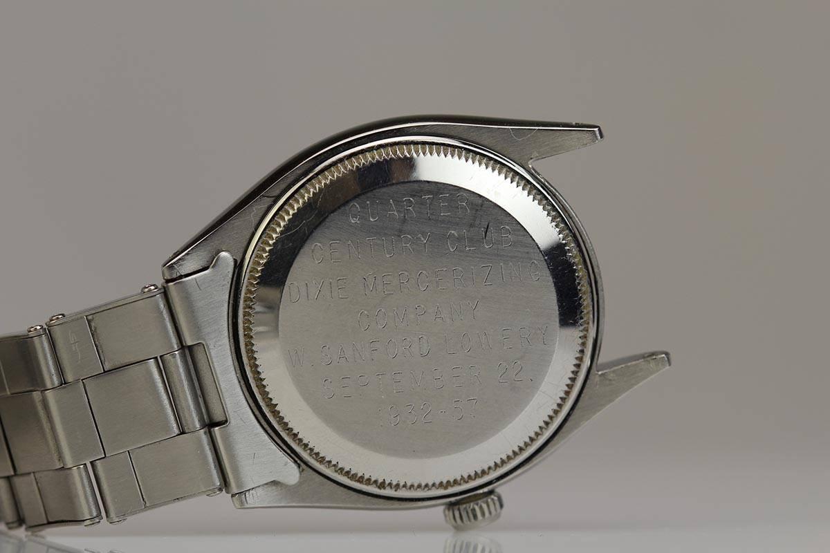 Men's Rolex Stainless Steel Chronometre Wristwatch Ref 6565 