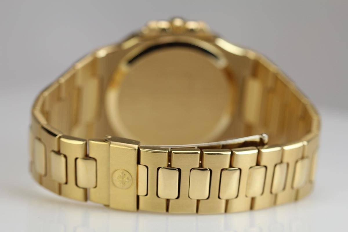 Patek Philippe Yellow Gold Jumbo Nautilus Wristwatch Ref 3700  1