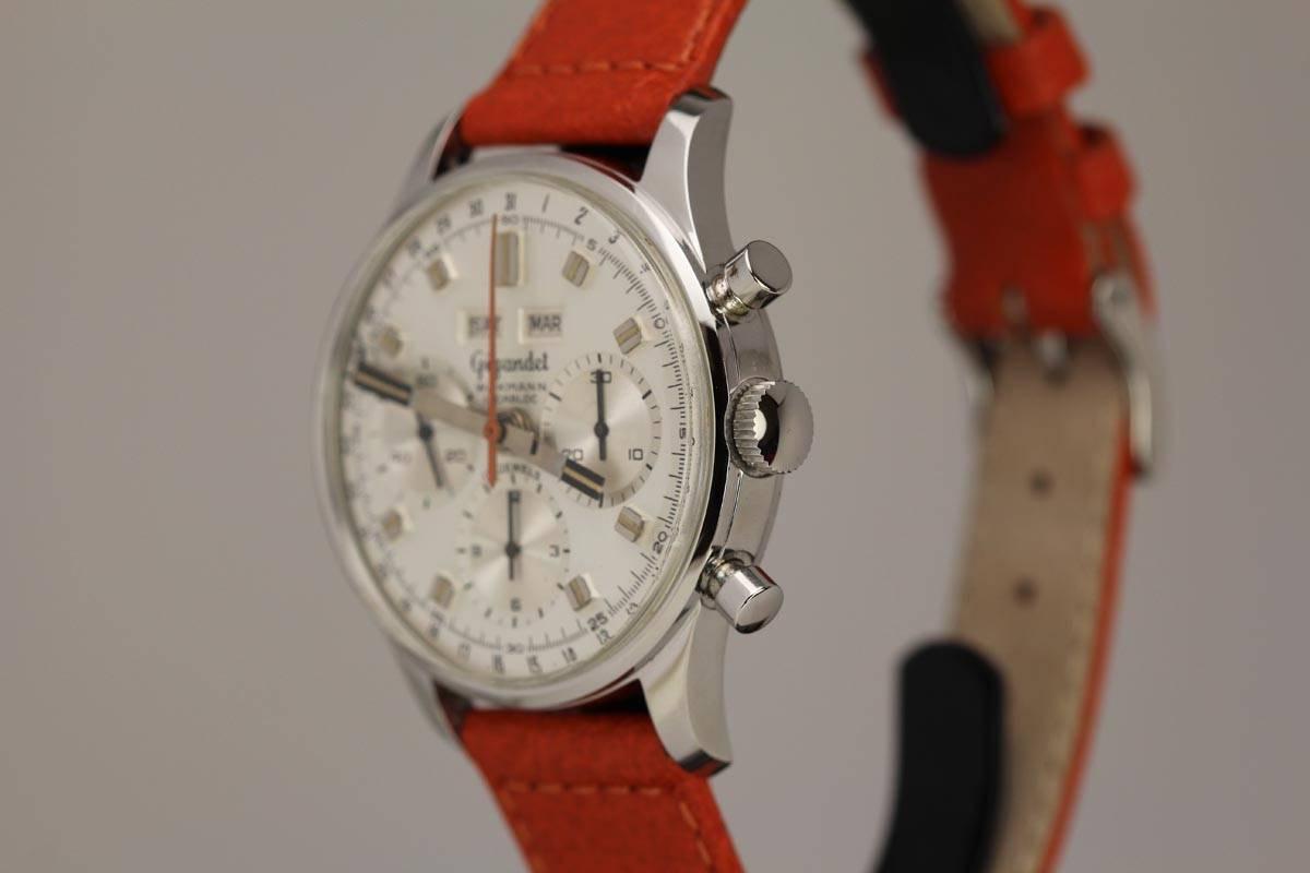 Men's Wakmann Stainless Steel Gigandet Chronograph Wristwatch Ref 1309 