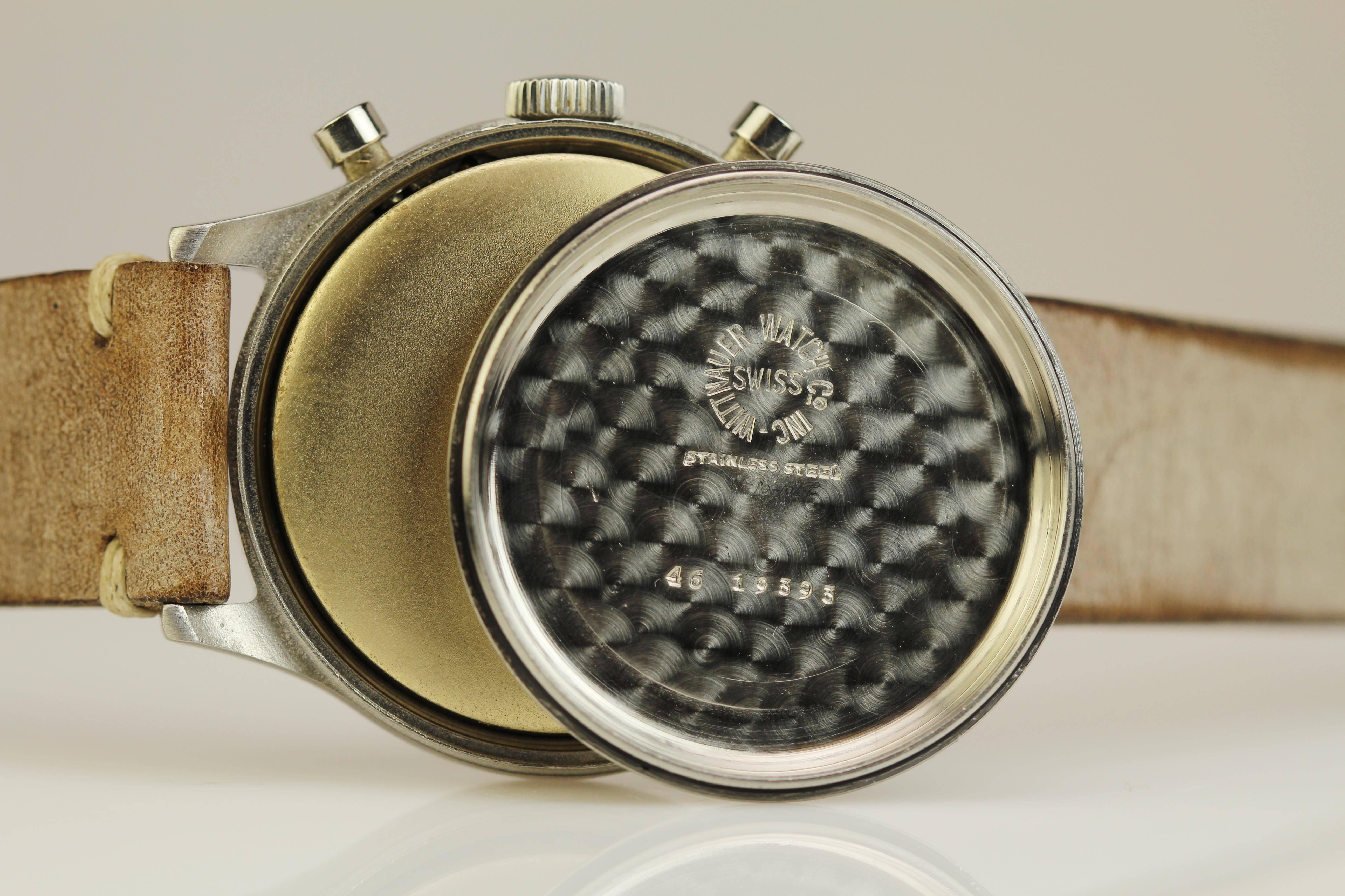 Wittnauer Stainless Steel Chronograph Wristwatch  2