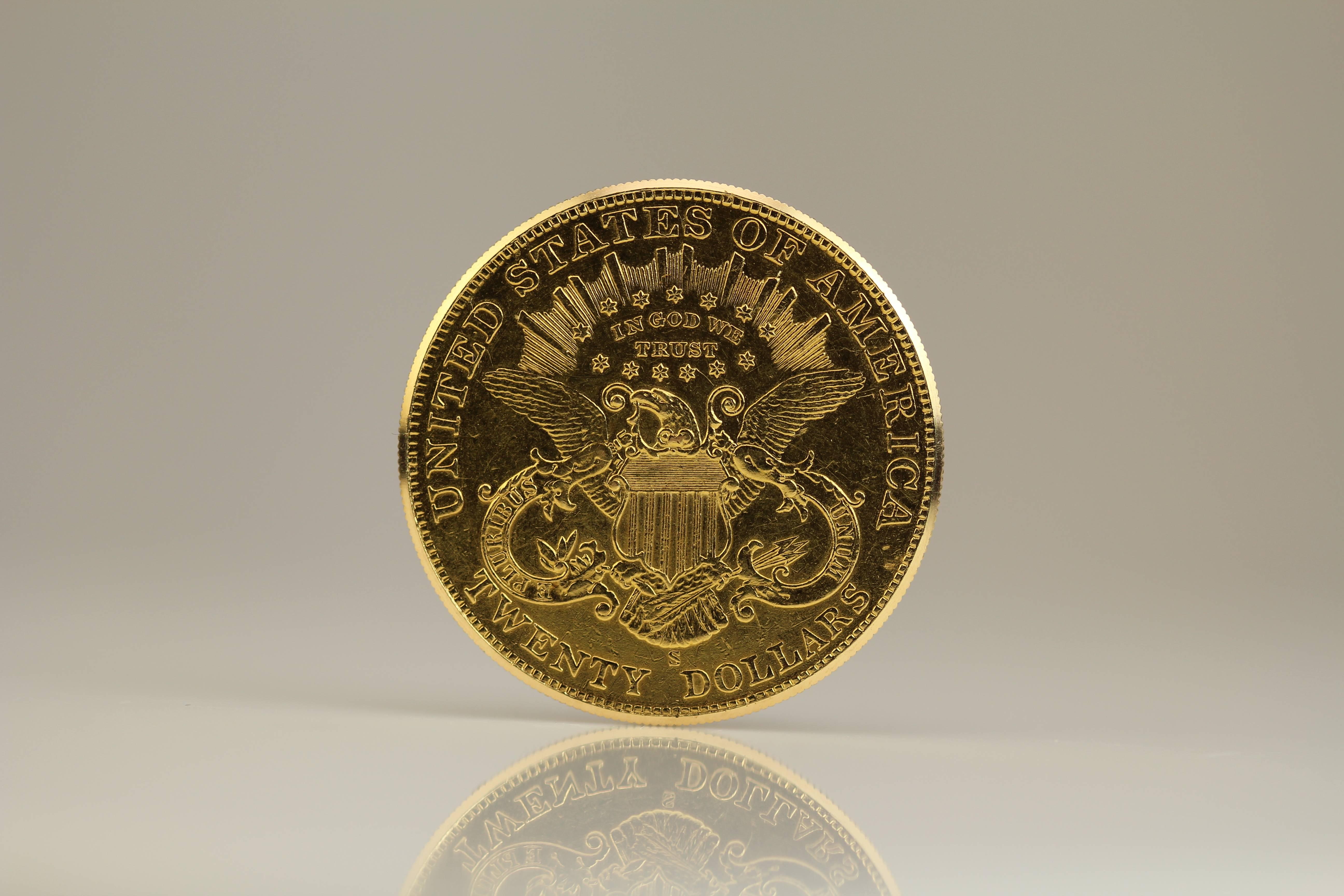 Women's or Men's Audemars Piguet Yellow Gold $20 Coin Travel Clock