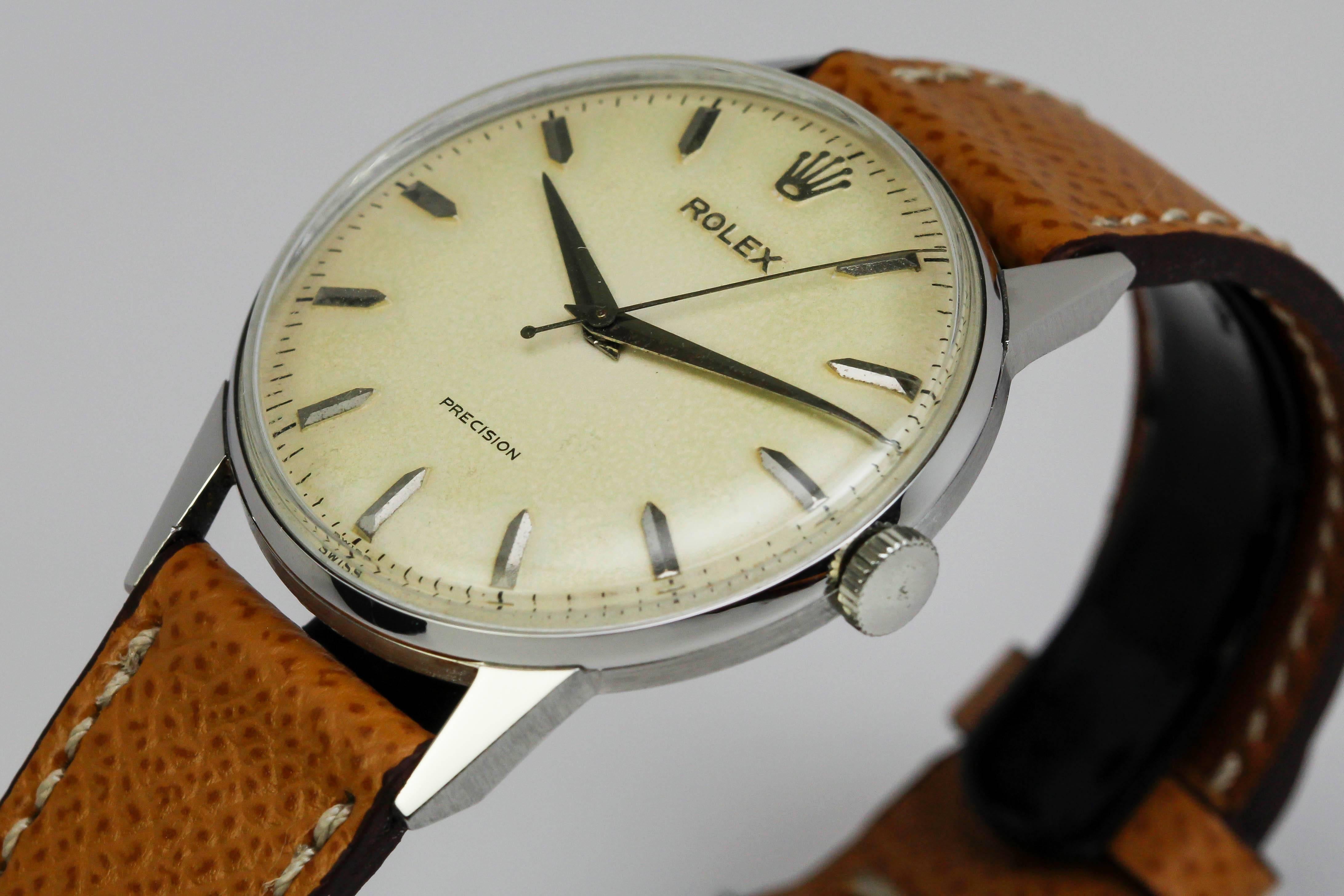 Rolex Precision Referenz 9022 mit einem Handaufzugswerk Kaliber 1210.
