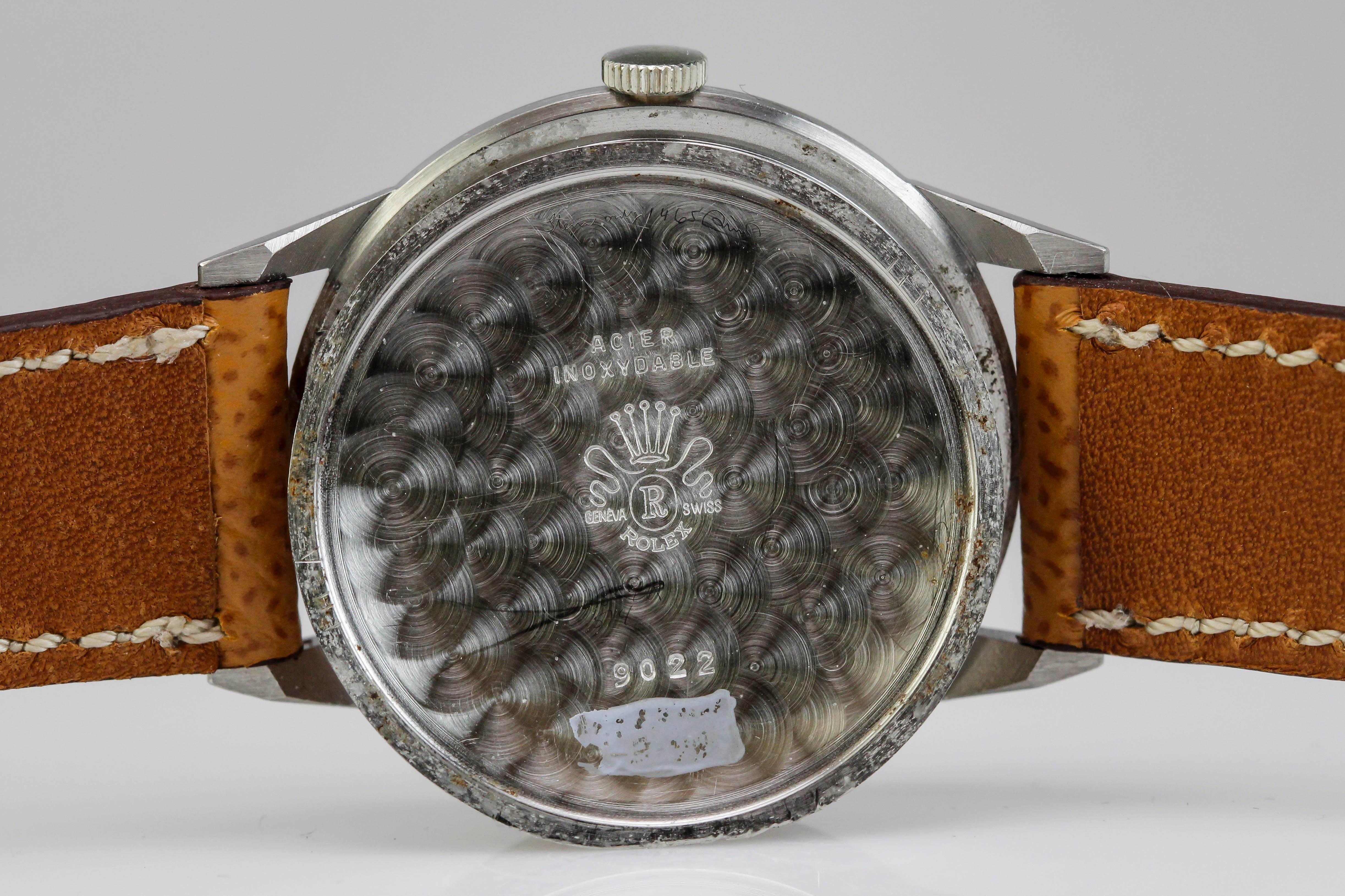 Men's Rolex Stainless Steel Precision Wristwatch Ref 9022 