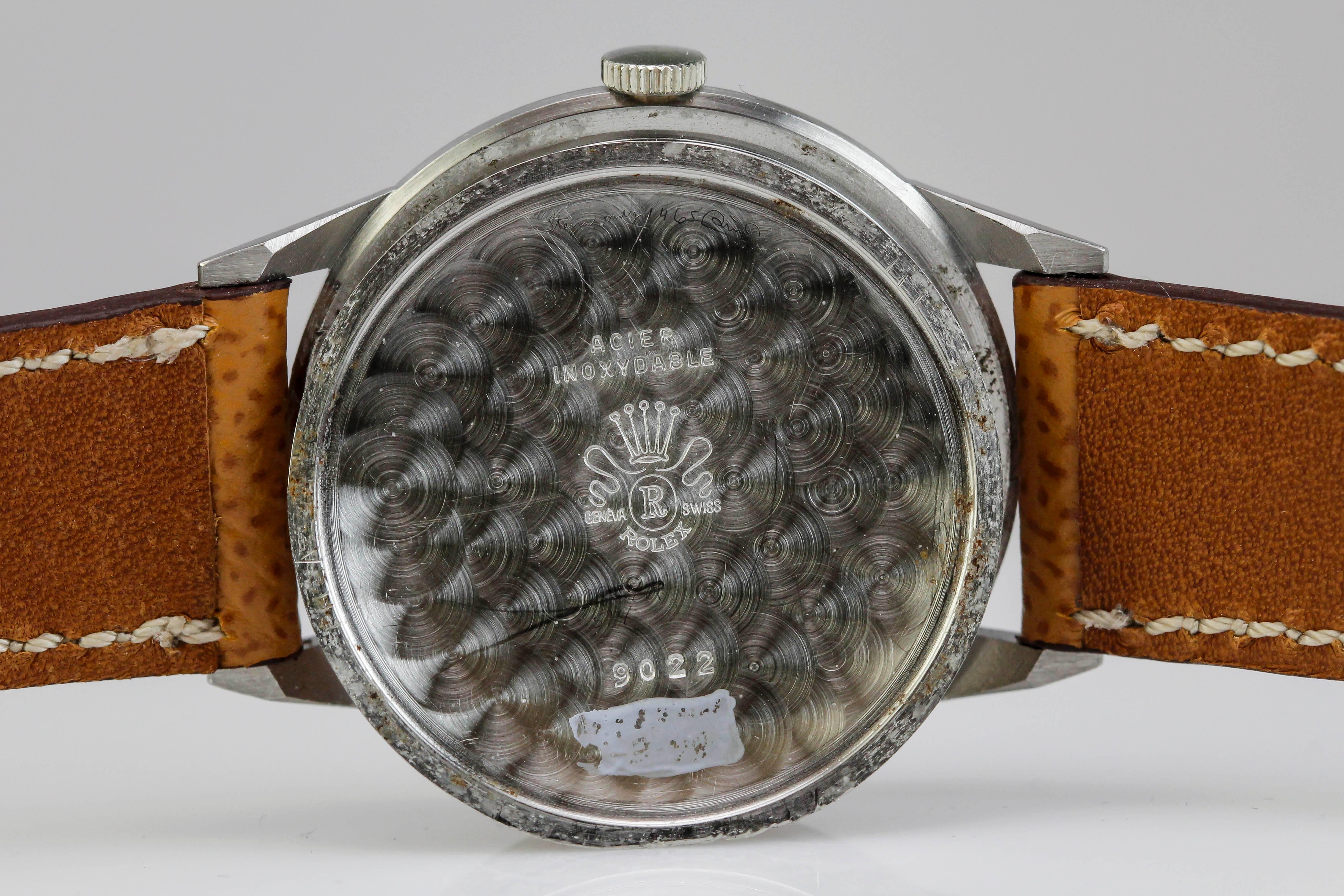 Rolex Edelstahl Präzision Armbanduhr Ref 9022 3