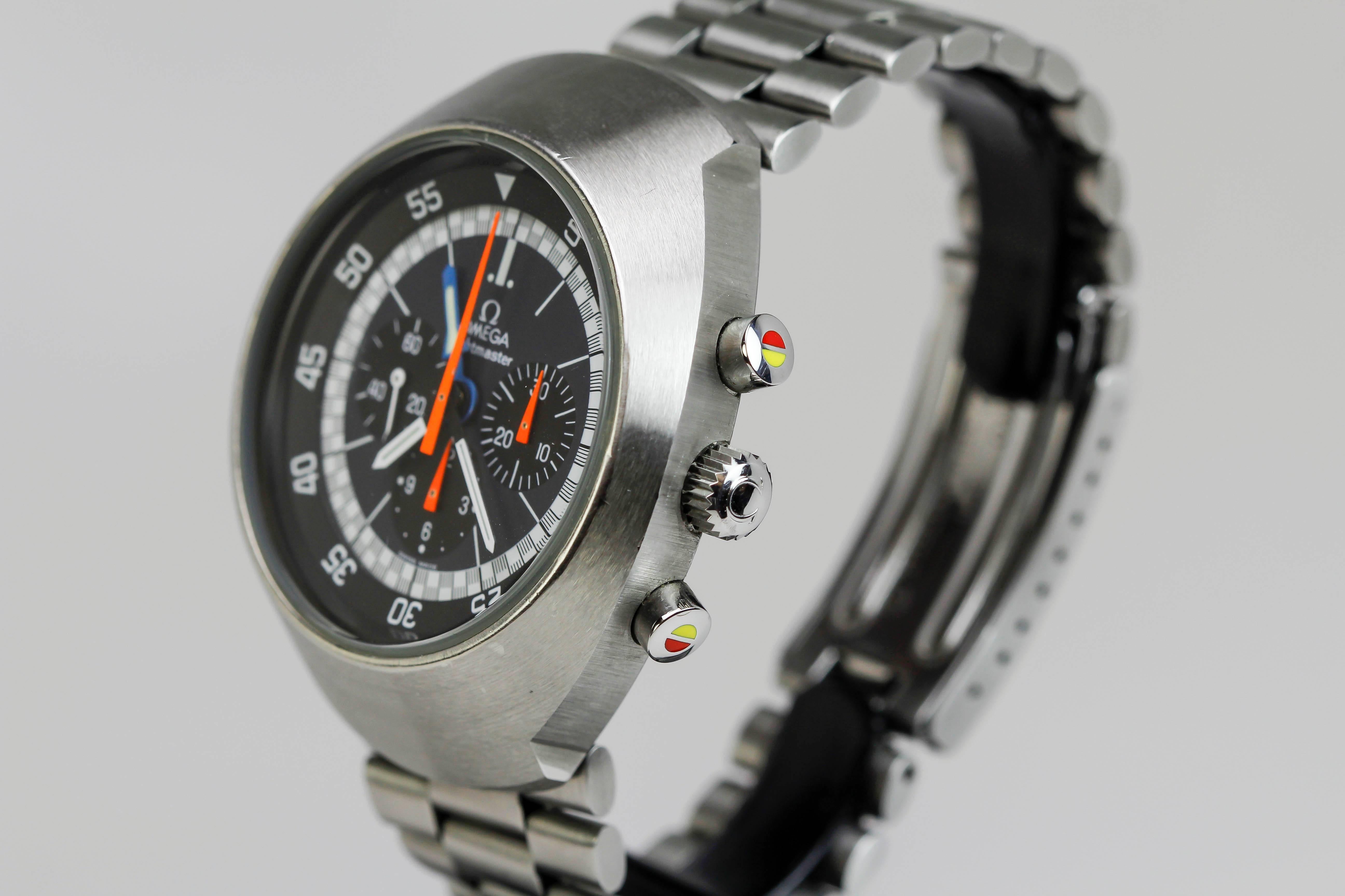 Men's Omega Stainless Steel Flightmaster Wristwatch Ref 145.036