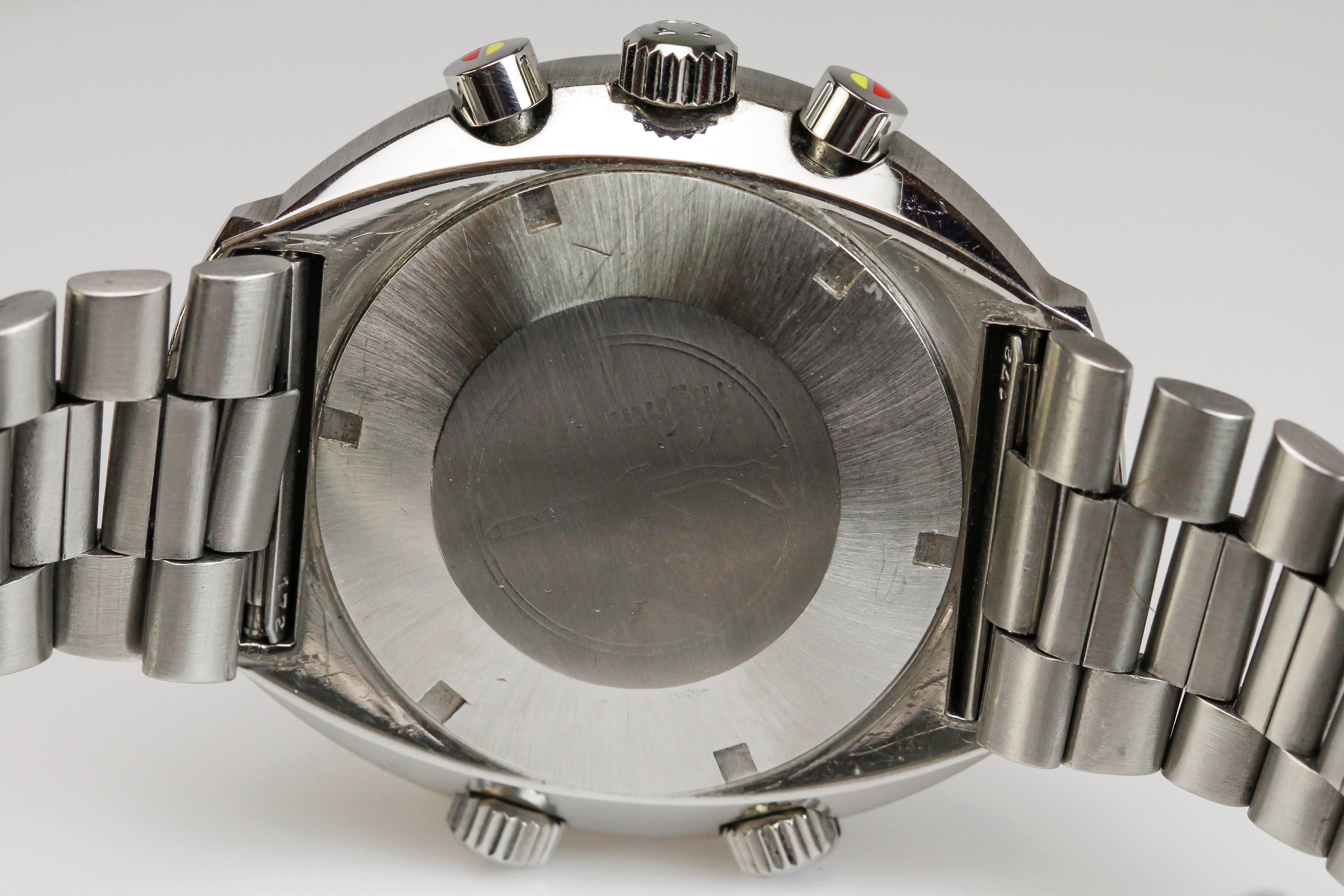 Omega Stainless Steel Flightmaster Wristwatch Ref 145.036 1