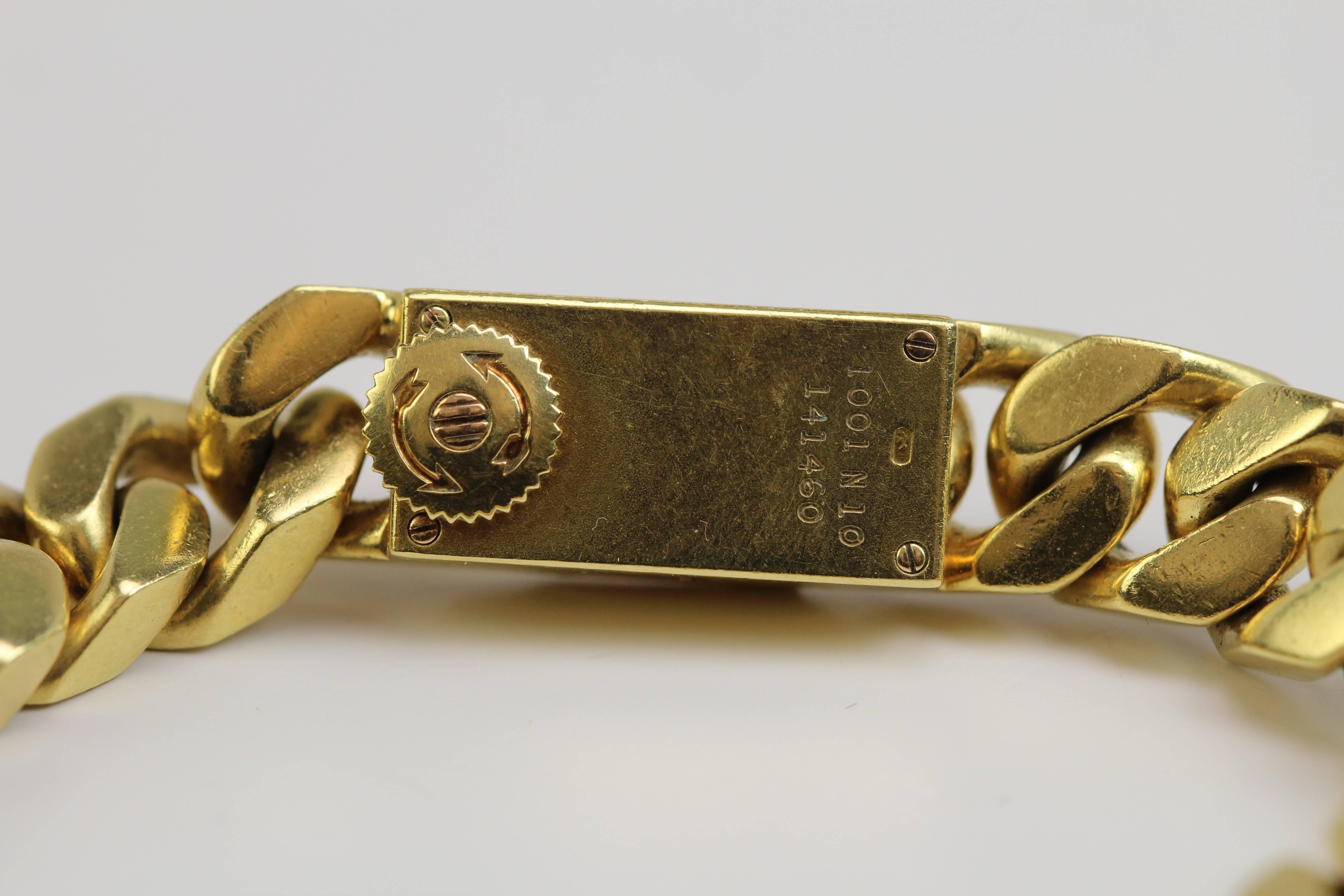 Piaget Lady's Yellow Gold Link Bracelet Wristwatch  5