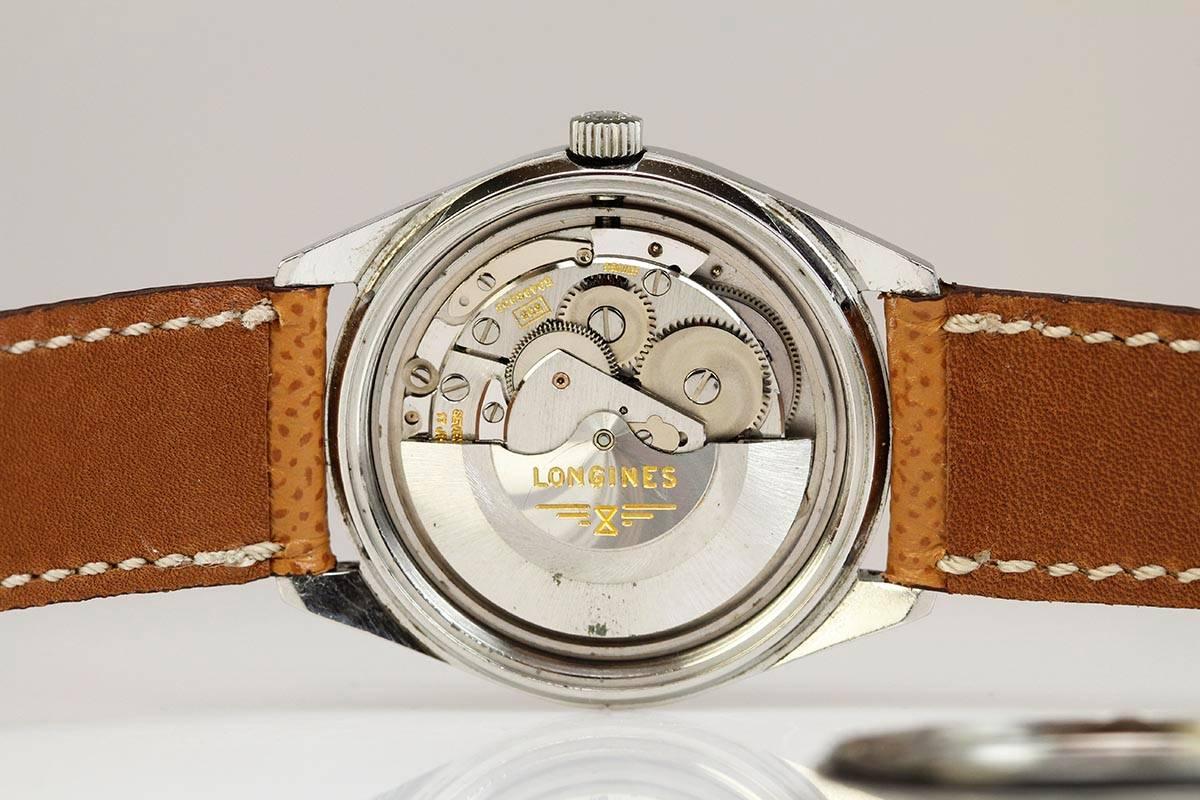 Longines Stainless Steel Admiral 5 Star Calendar Wristwatch Ref 8336/3 1