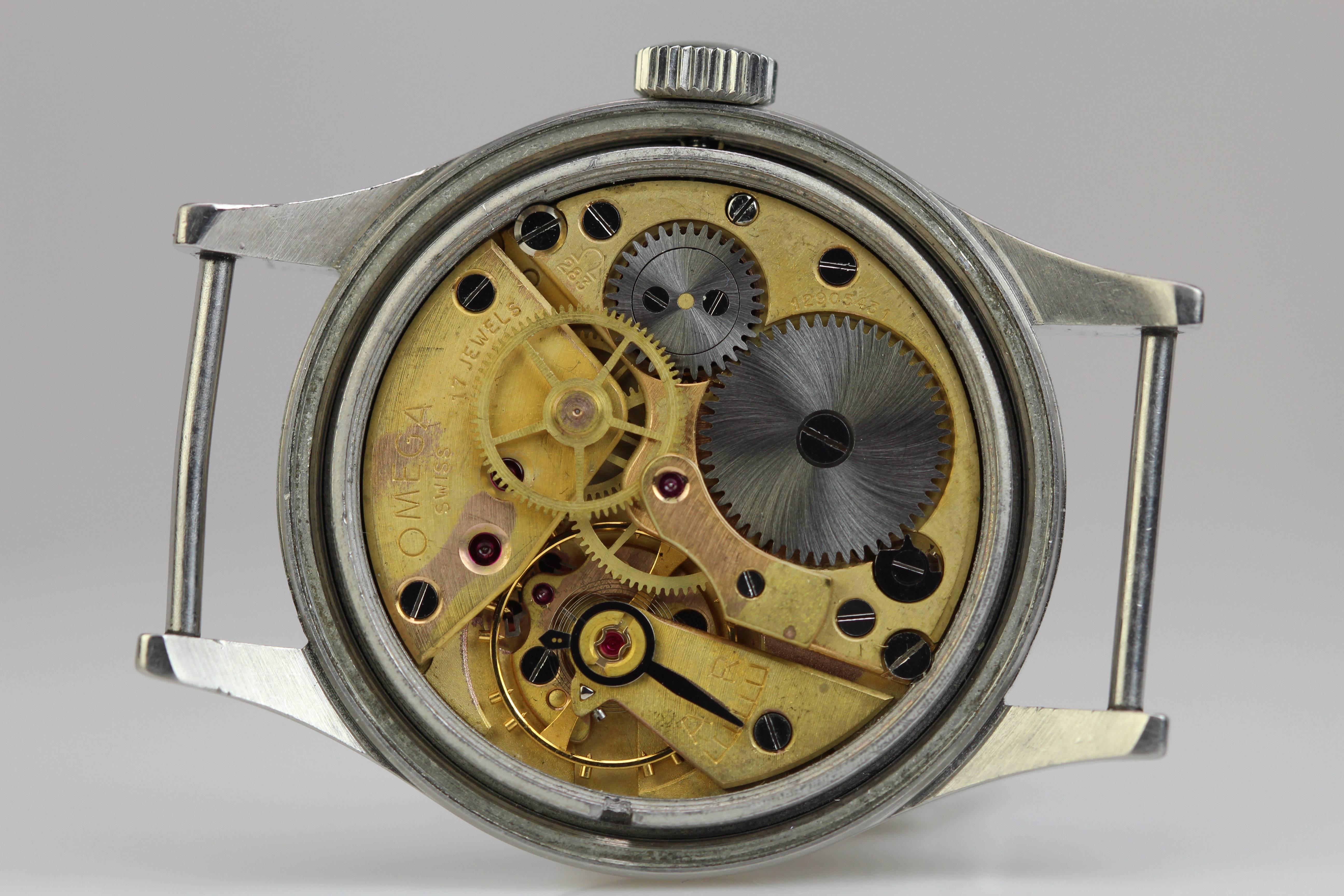 omega military watch vintage