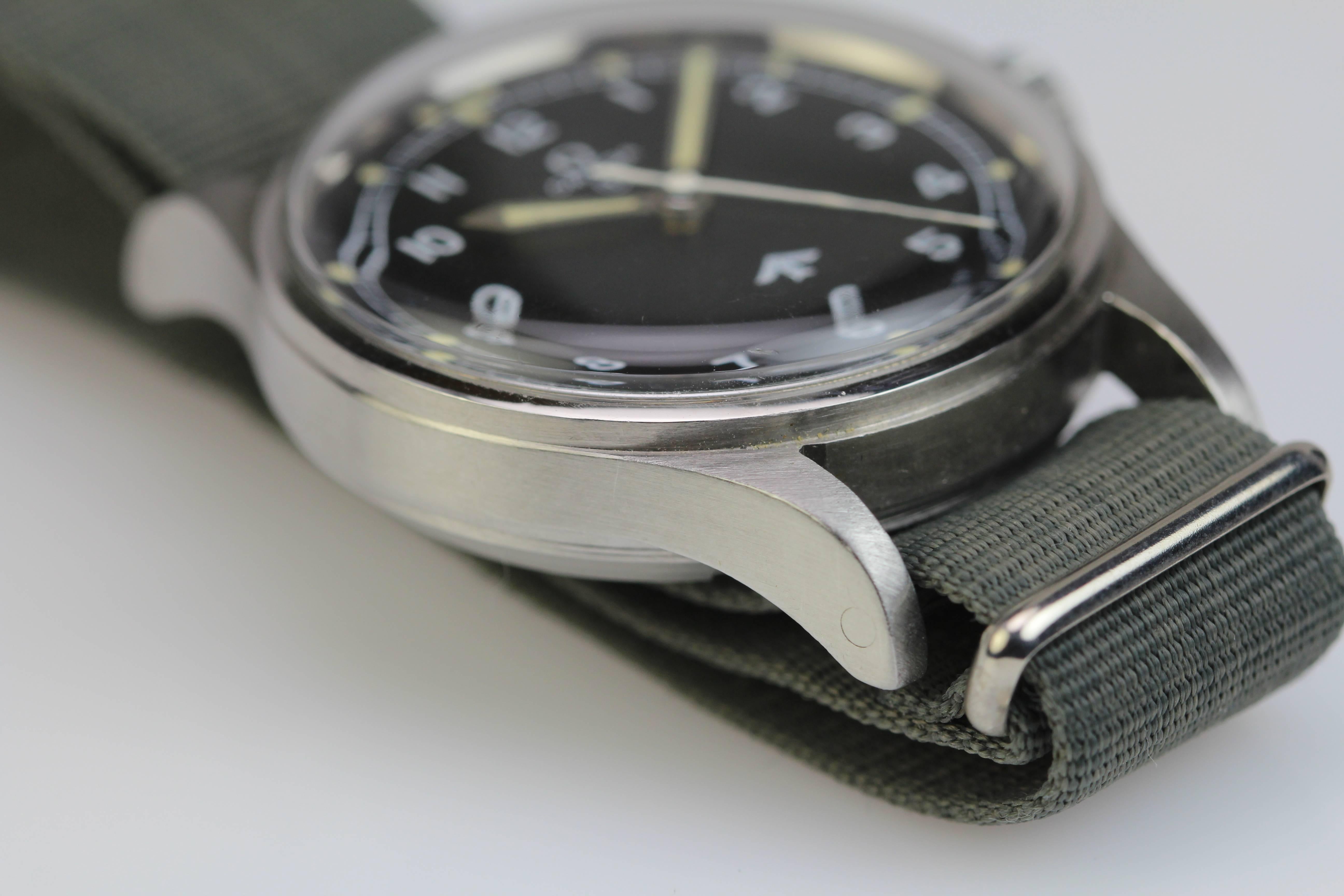 Omega Stainless Steel Military Pilot's Wristwatch Ref 2777-1SC 1