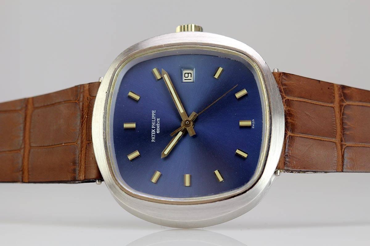 Patek Philippe White Gold Beta 21 Wristwatch Ref 3597  1