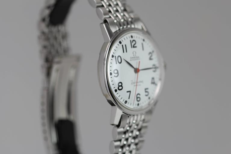 Omega Stainless Steel Railmaster Official Automatic Wristwatch at